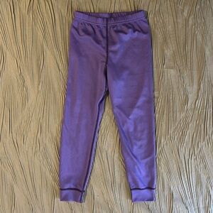 Patagonia Base Layer Pants Kids Small / 8 Midweight Capilene 3 Purple